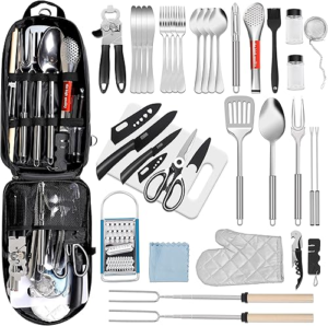 35-Piece Camping Kitchen Utensil Set Review: Everything You Need to Cook Outdoors