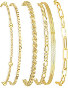 DEARMAY 14K Gold Plated Bracelet Set Review: Waterproof Stackable Jewelry