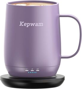 Kepwam Self Heating Coffee Mug T2 Review: 150 Minutes of Hot Coffee Anywhere