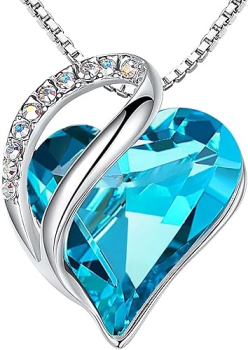 Leafael Crystal Pendant Necklace with Swarovski Elements