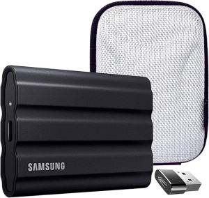 Samsung T7 Shield Portable SSD, Rugged, Fast Storage That Fits in Your Palm