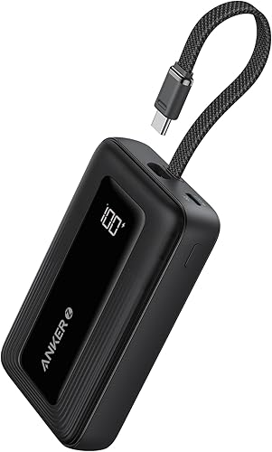 Anker 10000mAh 30W power bank black USB-C portable charger