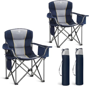 LET’S CAMP Folding Chair 2-Pack Review: Oversized Comfort That Handles 450 Pounds