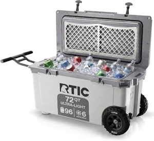 RTIC 72 Quart Ultra-Light Wheeled Cooler Review: Big Capacity Without the Back Pain