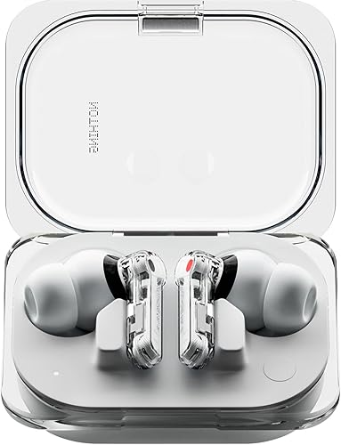 Nothing Ear a wireless earbuds with transparent case