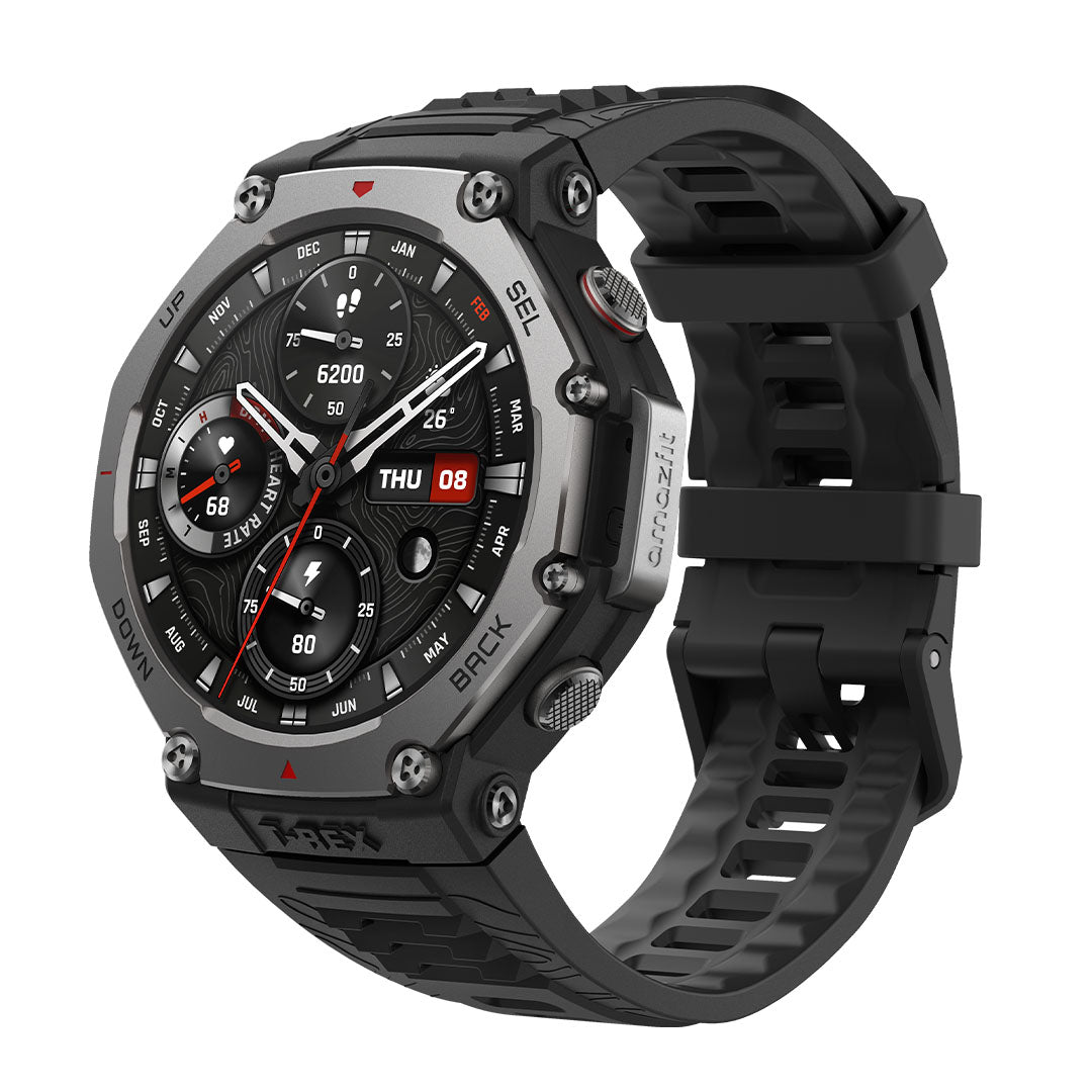 Amazfit T-Rex 3 rugged GPS smartwatch front view