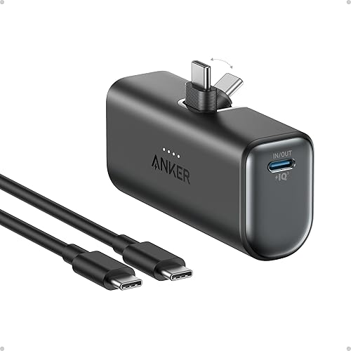 Anker Nano Power Bank with built-in USB-C cable