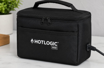 HotLogic Mini Personal Portable Oven on kitchen countertop