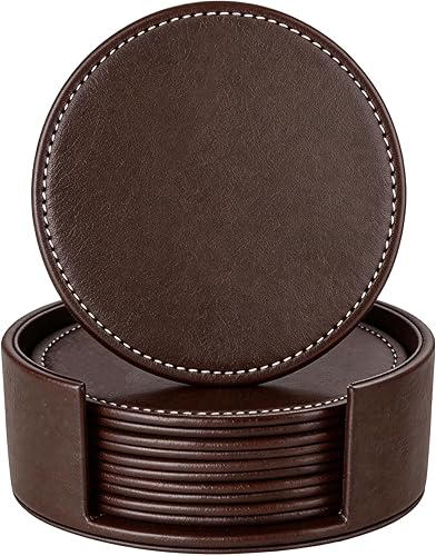 Leather Coaster Set