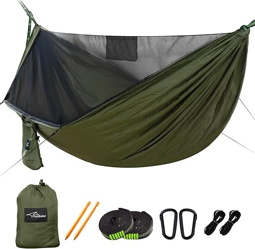 Travel Bird portable camping hammock in green