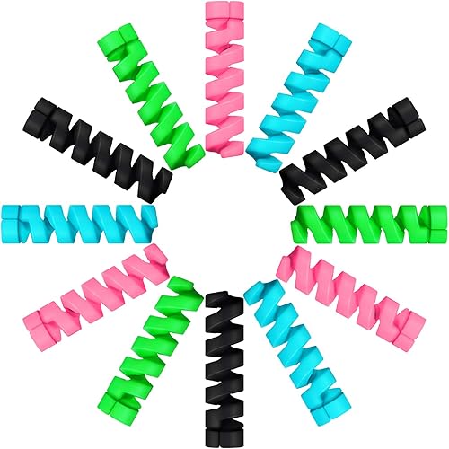 Silicone charger cable protectors