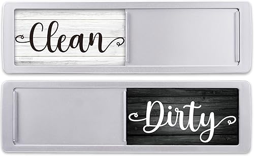 Clean dirty dishwasher magnet sign