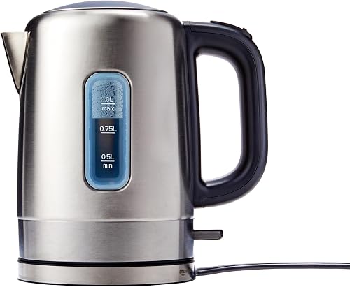 Amazon Basics 1 liter stainless steel electric kettle