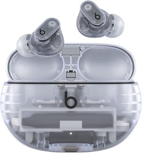 Beats Studio Buds Plus earbuds in transparent finish