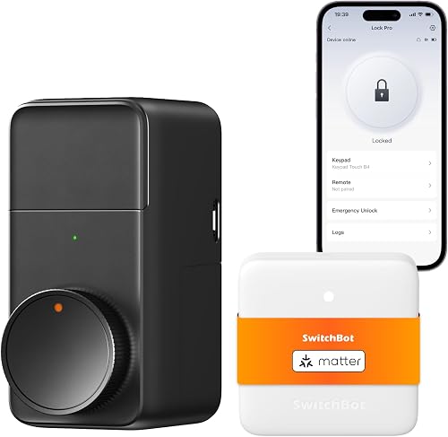 SwitchBot smart lock retrofit deadbolt device