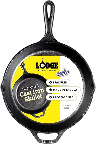 Lodge pre seasoned cast iron skillet
