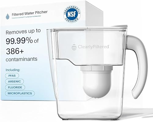 Clearly Filtered 10 cup water filter pitcher