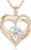 CDE Forever Love Heart Necklace Review: Elegant Birthstone Jewelry Under $15