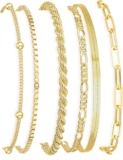 DEARMAY 14K Gold Plated Bracelet Set Review: Waterproof Stackable Jewelry