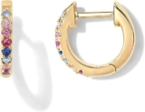 PAVOI 14K Gold Plated Huggie Earrings, Everyday Luxury for Under $14