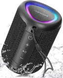 Portable Bluetooth Speaker Review: Crystal Clear Sound With Dynamic Lights for Beach and Travel