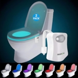🚽 This $10 Toilet Night Light Changes Colors and Uses Motion Sensing